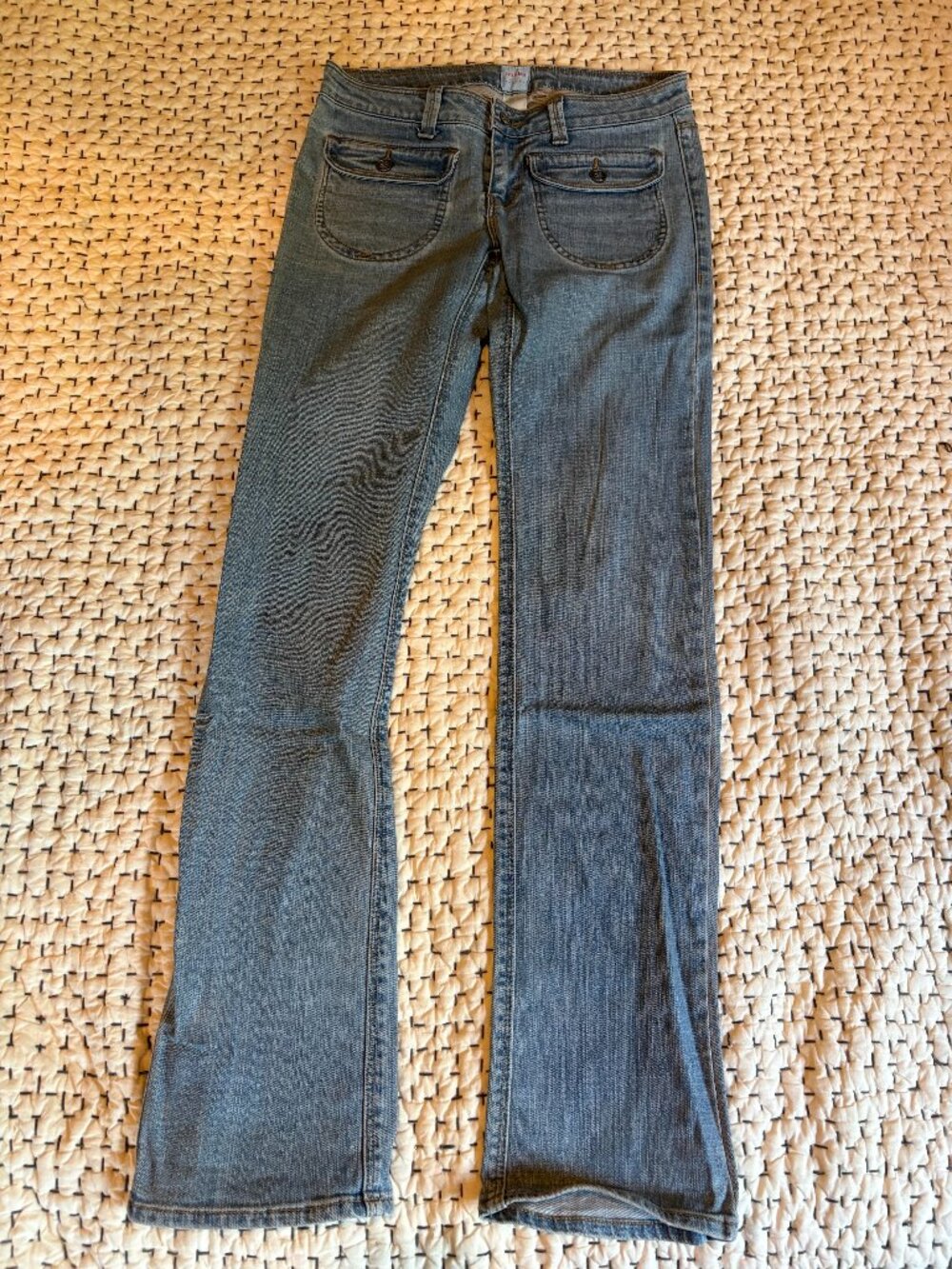 Sass & Bide Sydney Bootcut Jeans Size 27 Y2K Low Rise Blue Denim